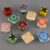 Ceramic Gabinete Knob Children Room Drawer Closet pull for Cabinets Colorful poignee de meuble cuisine Pack of 1