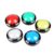 EG STARTS 5x Nouveau 60mm en forme de dôme LED Boutons-poussoirs lumineux pour jeux de machine à sous arcade (chaque couleur de 1 pièces)