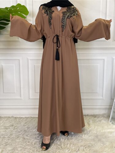 Eid Mubarak Kaftan Dubai Abaya Turkey Muslim Dress Women Hijab Islam Caftan Maxi Robe Femme Vestidos Musulman De Mode wy762