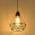 Industriel Suspension Luminaire Rétro Lustre Plafonnier Vintage Noir Lampe Cage Éclairage de Plafond Abat-jour en Métal pour Restaurant Salon Chambre Cuisine Bar Couloir (sans ampoule)