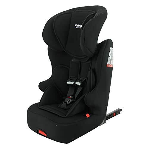 Siège auto isofix RACER groupe 1/2/3 (9-36kg) – protection latérale – fabriqué en France – (NOIR)